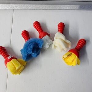 Lakeshore Paint Brush Set Kids Art Craft Painting Tool Assorted‎ Shapes 5 Pieces